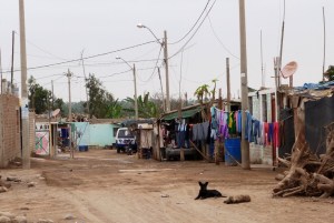 Biedne okolice Chinchy, Peru