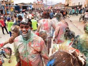 Cajamarca, Carnaval, pintura 4