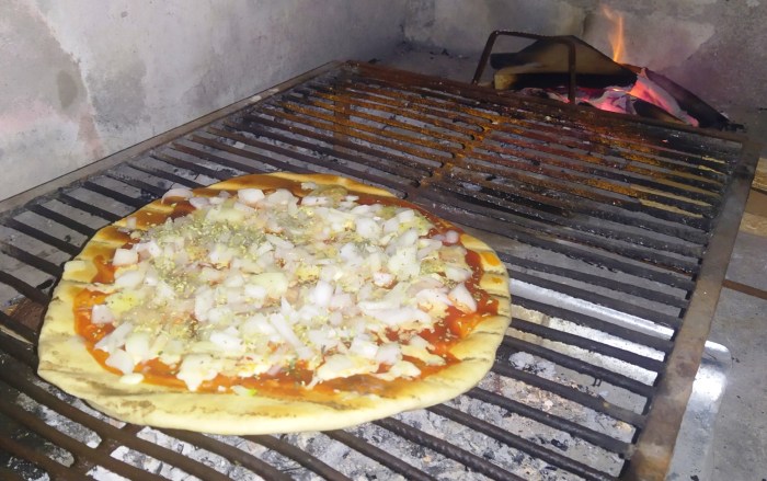 pizza a la parilla Argentyna